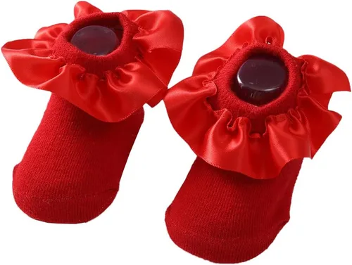 Miniatura 28 de Toptim Calcetines de tobillo para niñas pequeñas, calcetines casuales transpirables