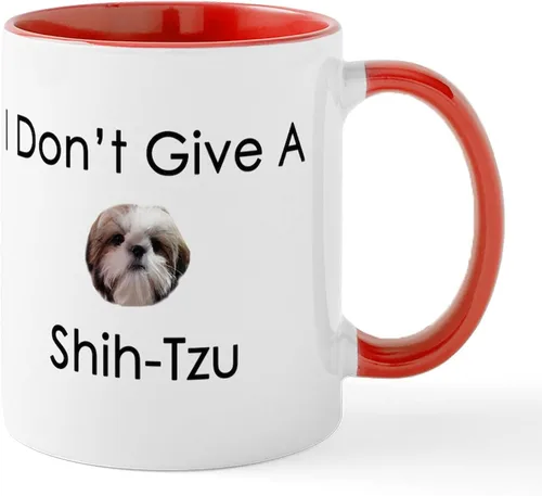 Miniatura 39 de CafePress Cute Shih Tzu Dog Mugs - Taza de café de cerámica de 11 oz (11.0 fl oz)