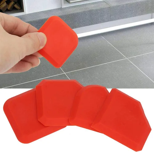 Miniatura 4 de Juego de 4 cuñas para calafatear, kit de herramientas de calafateo removedor de silicona, kit de herramientas limpiadoras para cocina, baño, suelo