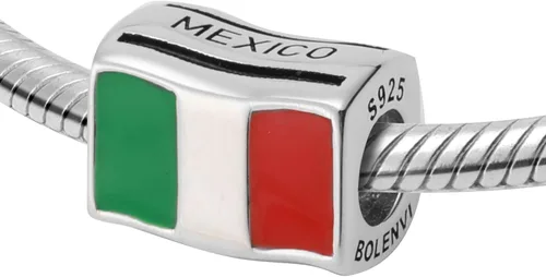 Miniatura 56 de Bolenvi Banderas Travel Country, dijes para el día de la madre, plata de ley 925 para pandora y pulseras o collares similares, joyería para mujeres