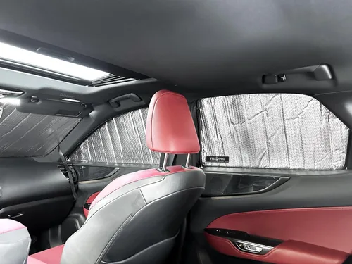 Miniatura 5 de YelloPro - Parasol para asiento delantero para ventana lateral (2 unidades) ajuste personalizado para Lexus NX SUV 2022, 2023, 2024, 2025, 2026
