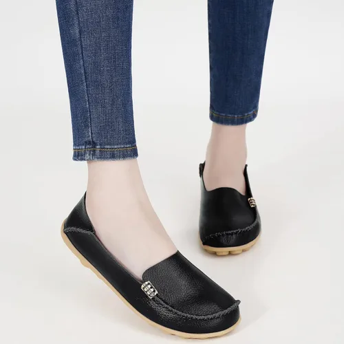 Miniatura 5 de Ablanczoom Womens Loafers Slip-Ons Shoes Comfortable Round Toe Moccasins Driving Loafer Walking Flats Dress Shoes for Women