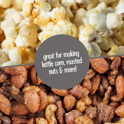 Miniatura 5 de Nostalgia - Máquina de palomitas con mezclador antiadherente para 24 tazas de palomitas estilo teatro con aceite caliente - Tapa de doble uso y Negro