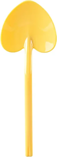 Miniatura 10 de Restaurantware Cucharas de corazón de 3.5 pulgadas x 1.25 pulgadas, 500 mini cucharas de plástico desechables, en forma de corazón para postres