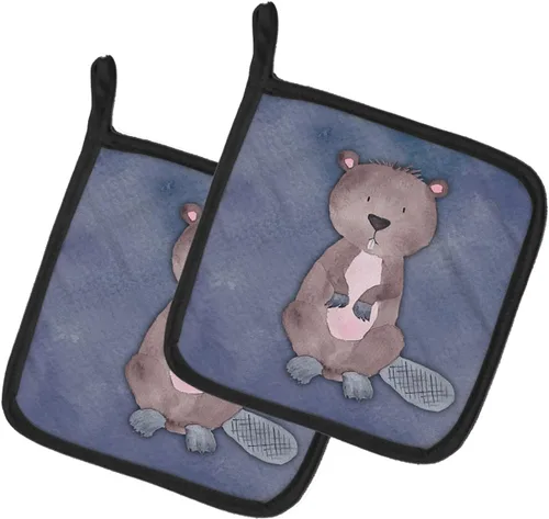 Miniatura 96 de Caroline's Treasures BB7370PTHD - Juego de soportes para ollas de herradura para cocina, resistentes al calor, almohadillas calientes para cocinar