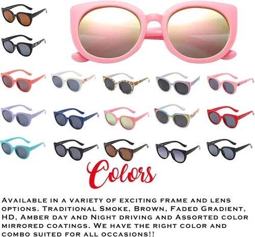 Miniatura 5 de PolarSpex Lentes de sol polarizados para niñas de 2 a 8 años