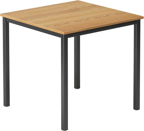 Miniatura 7 de DlandHome Escritorio pequeño para computadora para oficina en casa, mesa de escritura para espacios pequeños, mesa de estudio, escritorio