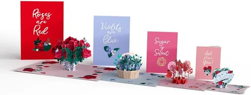 Miniatura 11 de Lovepop Tarjeta del día de San Valentín para ella, él – Tarjetas de felicitación románticas 3D – You've Stolen a Pizza my Heart – 5 x 7 pulgadas