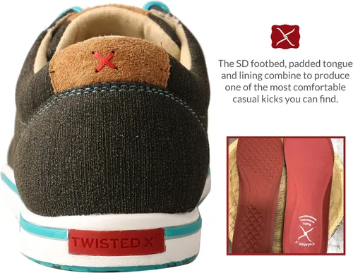 Miniatura 5 de Twisted X Zapatos casuales con puntera tipo mocasín para mujer