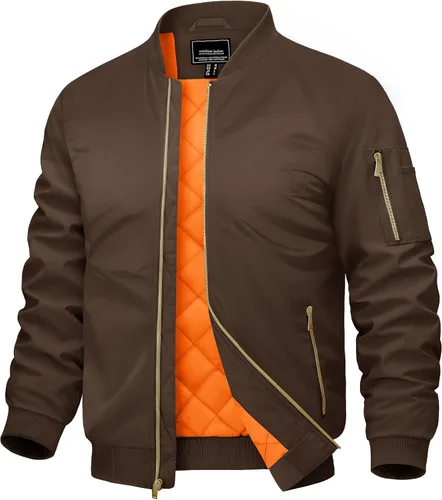 Miniatura 17 de CRYSULLY Chaqueta para hombre Otoño Invierno Espesar Cortavientos Chaquetas Bomber Abrigos Acolchados
