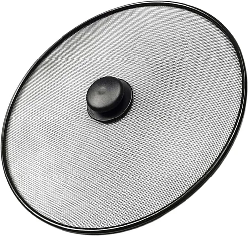 Miniatura 7 de Luxshiny Pantalla de salpicaduras de acero inoxidable para sartén de malla de 11.4 in, cubierta de tapa de olla de cocina, protector contra