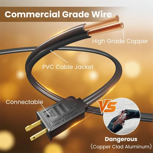 Miniatura 3 de RTTY Luces de Cadena para Exteriores de 25 pies, Luces Globo LED G40 para Patio con 13 Bombillas de Plástico, Irrompibles Impermeables Conectables