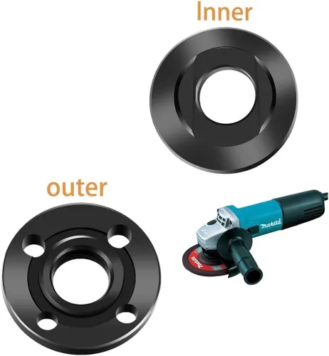 Miniatura 4 de 1934654 Tuerca de bloqueo para sustituye 4.5" 5" 5/8-11 Makita 1934654 193465-4 224568-4 GA4530 9564PC