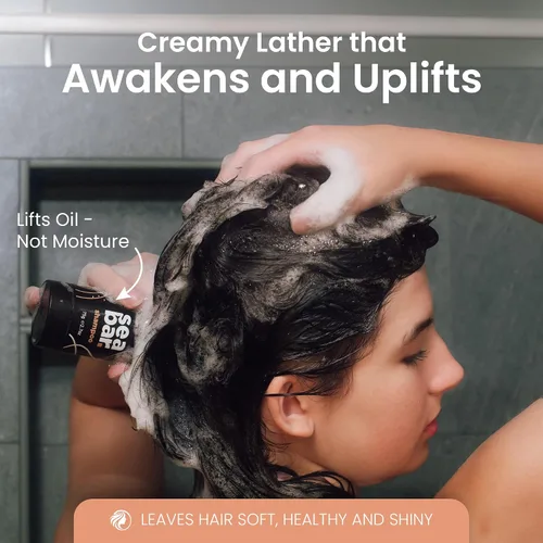 Miniatura 4 de Barra de champú – Champú para cabello totalmente natural – Vegano, sin sulfatos, respetuoso con el medio ambiente, embalaje reutilizable sin