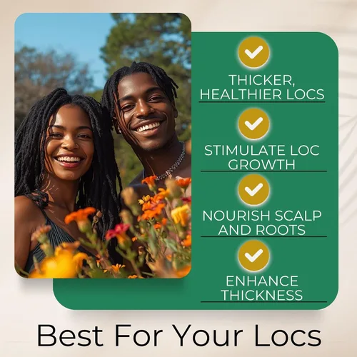 Miniatura 6 de Aceite de crecimiento y cuero cabelludo de Lion Locs para rastas, trenzas y cabello natural, promueve un crecimiento saludable, hidratación