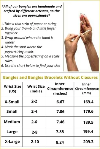 Miniatura 3 de Efulgenz Rhinestone Bangle Bracelet CZ Crystal Bridal Wedding Party Bracelet Indian Bangle Set Fashion Jewelry for Women (2 Pcs)