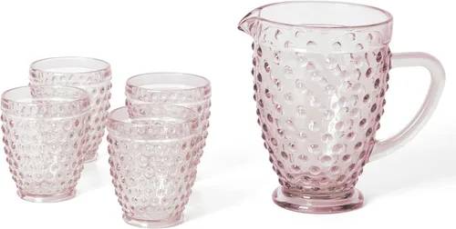 Miniatura 10 de Martha Stewart Chauncey - Paquete de 4 vasos de vidrio hechos a mano de 14.3 onzas, color transparente Transparente (clavo)