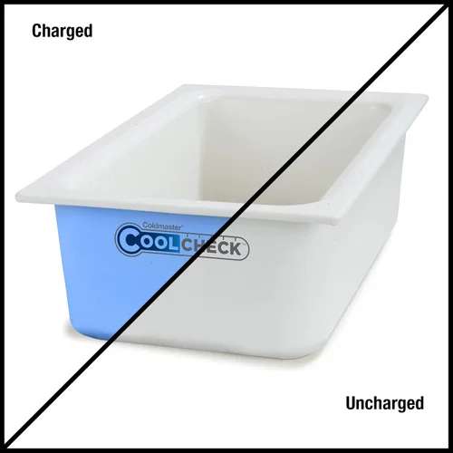 Miniatura 9 de Carlisle Coldmaster CoolCheck contenedor de alimentos refrigerante que cambia de color, Talla full, Blanco, 1