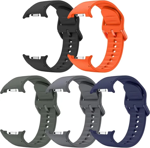 Miniatura 9 de Correa deportiva para Samsung Galaxy Watch 8 Band 1.575 in 1.732 in/Galaxy Watch 8 Classic 1.811 in, correa de repuesto de silicona suave