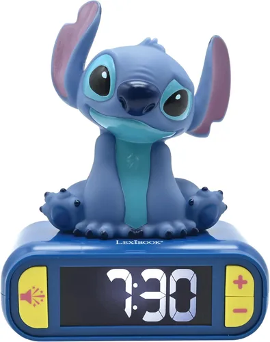 Miniatura 19 de Lexibook - Reloj despertador de dinosaurio con luz nocturna, para niños y niñas, con función de repetición, azul/verde - RL800DINO