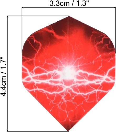Miniatura 2 de PATIKIL Dart Flights - Piezas de repuesto de accesorios de dardos estándar para punta suave