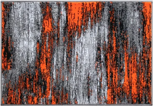 Miniatura 15 de Masada Rugs, Alfombra moderna y contemporánea, rojo, gris, negro (8 pies x 10 pies), alfombra grande para sala de estar, dormitorio, oficina