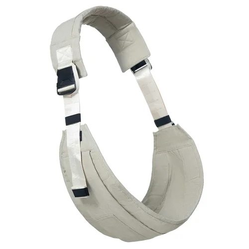 Miniatura 12 de AUYEAZGO Portabebés - Portabebés - Algodón de primera calidad, soporte grande para asiento y respaldo, bolsillo grande, ideal para 6-48 meses
