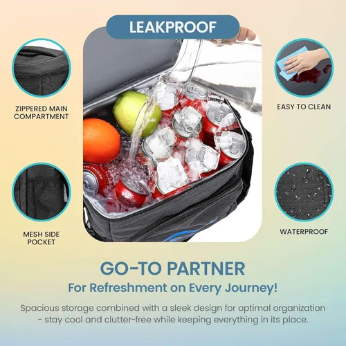 Miniatura 5 de Bolsa térmica suave personalizada – Personaliza tu bolsa aislada Mochila para eventos corporativos o regalos – Bolsa térmica portátil