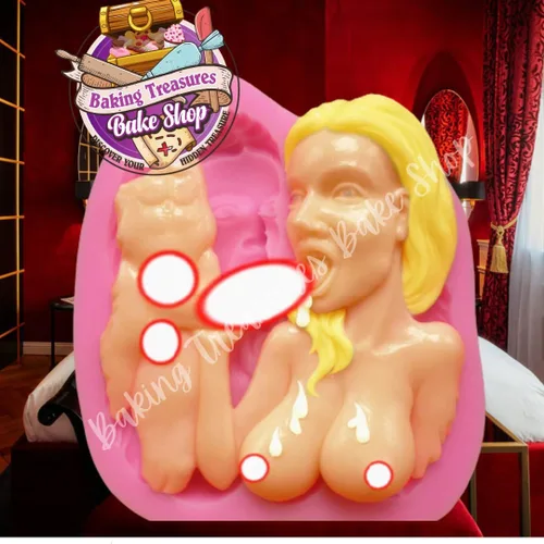 Miniatura 4 de BTBS - Moldes de silicona o moldes de plástico para adultos traviesos para el día de San Valentín, moldes sexuales eróticos (molde para adultos #1)