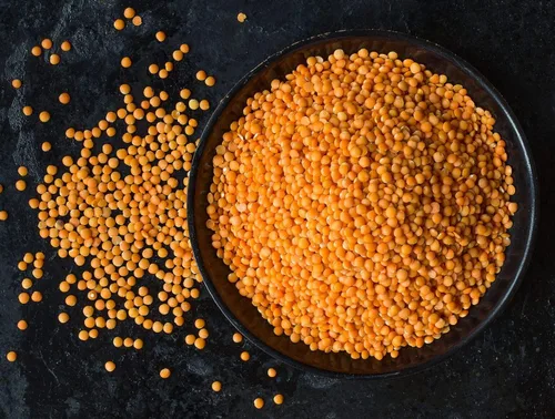 Miniatura 4 de Lentejas rojas divididas, 3 libras – Masoor Dal, secas, veganas, kosher, a granel. Fácil de cocinar. No requiere remojo. Buena fuente de fibra