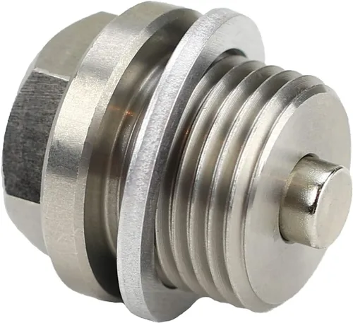 Votex - Fabricado en Estados Unidos - Tapón magnético de drenaje de aceite para motor M18 x 1.5MM para BMW, Land Rover, Porsche, Volvo - Acero