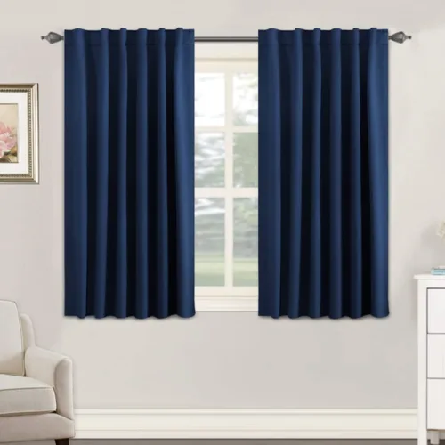 Miniatura 145 de H.VERSAILTEX Cortinas opacas con aislamiento térmico, paneles de tratamiento de ventana, cortinas opacas para oscurecer la habitación, cortinas Gris