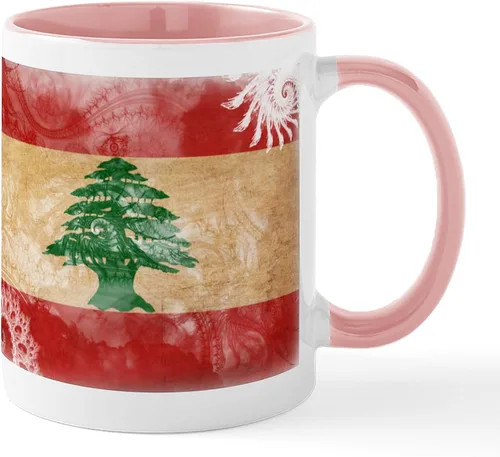 Miniatura 74 de CafePress #1 - Taza de café de cerámica libanesa de 11 oz (11.0 fl oz)