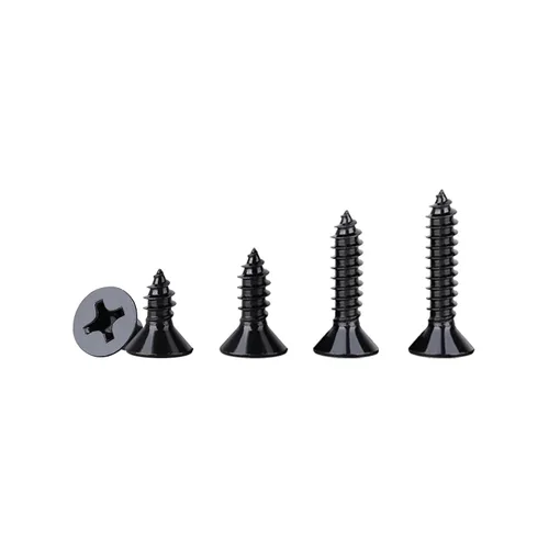 Miniatura 8 de #4 Kit surtido de tornillos de madera pequeños de cabeza plana, 420 piezas, tornillo corto Phillips, chapado en zinc amarillo, montaje de bisagra