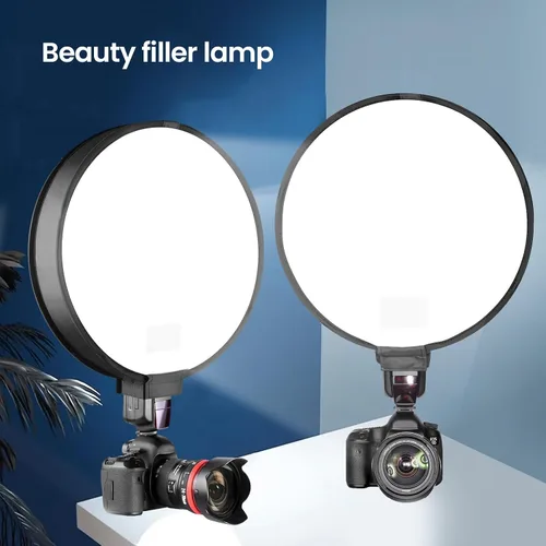 Miniatura 5 de DAUERHAFT Difusor de flash de softbox redondo portátil, difusor de softbox de forma redonda plegable de 15.7 in, difusor de flash para luz rápida