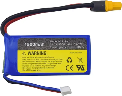Miniatura 3 de Batería de litio para Udirc UDI010, motor sin escobillas, de alta velocidad, control remoto, accesorios para barcos, interfaz XT60, control remoto