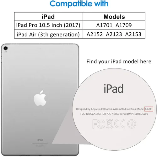 Miniatura 2 de JETech Protector de pantalla para iPad Pro de 10.5 pulgadas y iPad Air 3 (modelo 2019 de 10.5 pulgadas), película de vidrio templado 9H