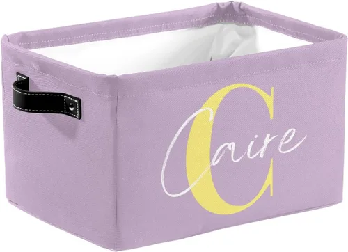Miniatura 54 de Cesta de regalo personalizada con nombre, caja de juguetes de almacenamiento personalizada para niños, organizador de cubos de almacenamiento