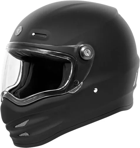 Miniatura 12 de Casco Torc T-9 Retro de Cara Completa Deep Stage Blanco satinado