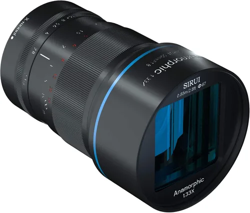Miniatura 4 de SIRUI Lente anamórfica F1.8 1.33X S35 de 1.969 in para montura L, destello azul