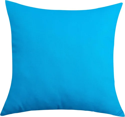 TangDepot - Funda de almohada hecha a mano 100% lona de algodón, Algodón, Pacific Blue