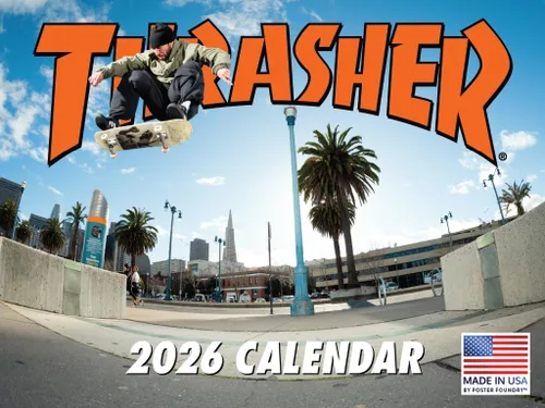 Miniatura 7 de Calendario de deportes de aventura al aire libre, calendario mensual de pared 2026, 12 meses, fabricado en Estados Unidos