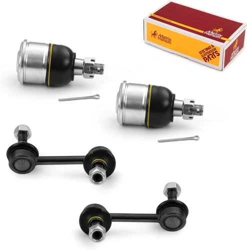 Miniatura 201 de Metrix Premium Chassis Parts - Juego de 4 piezas de articulación de rótula superior y barra estabilizadora delantera para Ford Ranger RWD 1998-2011