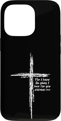 Miniatura 10 de Cross I Know The Plans Verse Bible Jesus God - Funda de regalo cristiana para iPhone 17