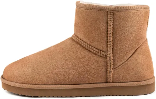 Miniatura 2 de Zizor Pantuflas cortas acogedoras para mujer, cálidas, de invierno, con forro mullido