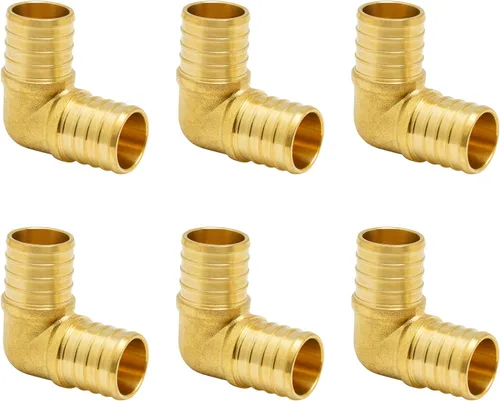 Miniatura 63 de SUNGATOR Paquete de 50 accesorios Pex de 1/2" en T, accesorios Pex de 1/2 pulgada en T, sin plomo, de latón, certificados NSF