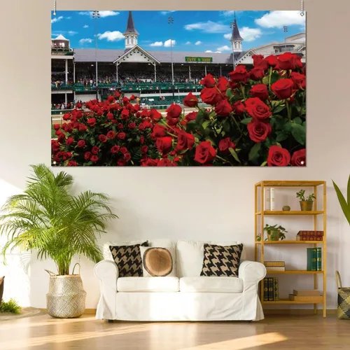 Miniatura 3 de Telón de fondo para cabina de fotos de Kentucky, 7 x 5 pies, Churchill Downs, carreras de caballos, Rose Derby, fiesta, fotografía, hogar