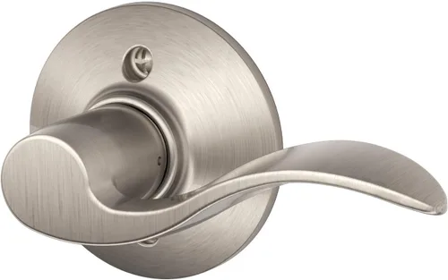 Miniatura 169 de SCHLAGE - Manija de puerta Accent con cerradura de paso libre para pasillo y armario en bronce antiguo - F10 ACC 716 Bronce Envejecido