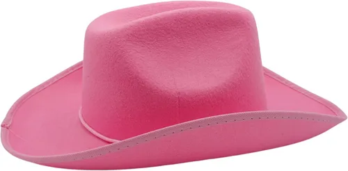 Miniatura 3 de 4E's Novelty Sombrero de vaquero para mujeres y hombres, sombrero de vaquera de fieltro para adultos, accesorios de vestir para fiesta occidental