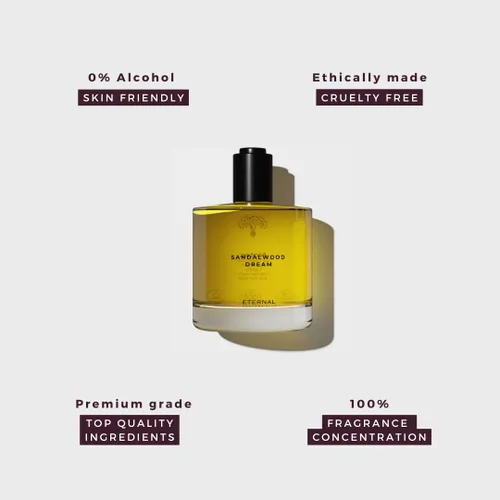 Miniatura 8 de Perfume eterno de sándalo para mujer, perfume de larga duración, 1.69 onzas líquidas, perfume de diseñador para hombres con 1 onza líquida